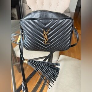 YSL LOU CAMERA BAG IN QUILTED LEATHER